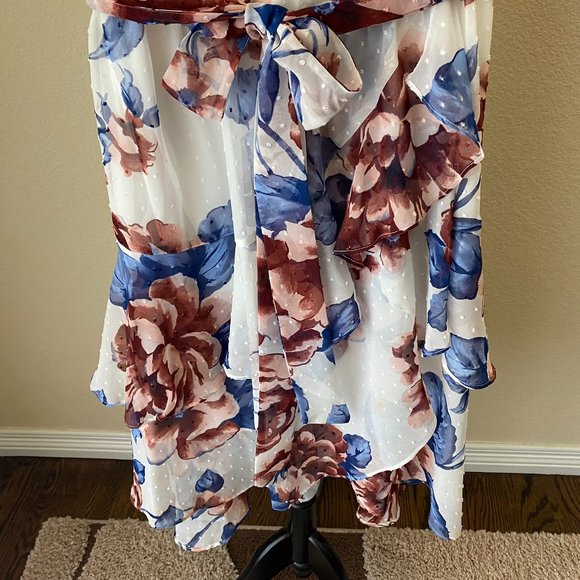 Lane Bryant, Mid Cold Should Spring Dress with slits, Size 22/24 - Picture 4 of 10